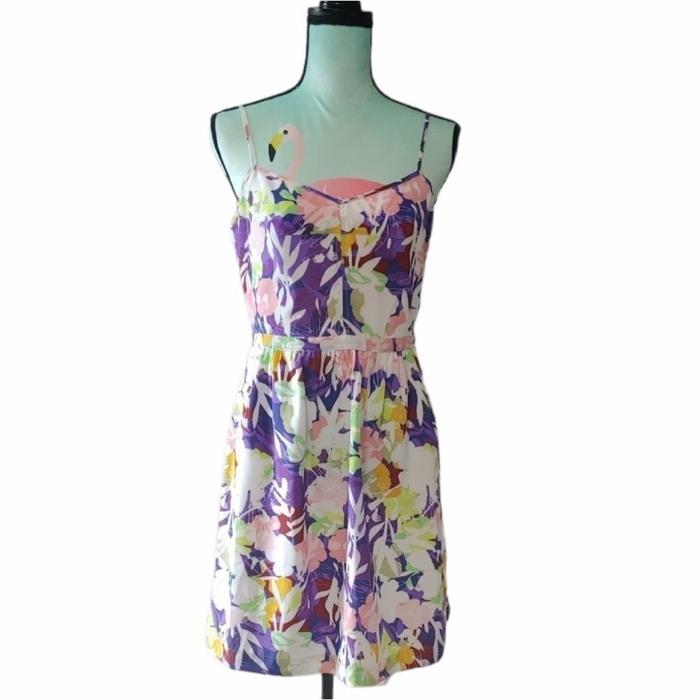 J.CREW MINI DRESS FLORAL PRINT